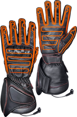 GERBING HEATED CLOTHING 12 V Extreme Hard Knuckle Heated Gloves - Black - Medium GER-EXGL-12-B-M