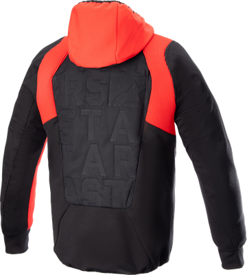 ALPINESTARS MSE Hybrid Hooded Jacket - Black/Red - XL 4201824-1463-XL