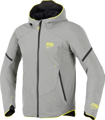 ALPINESTARS Aeroshell Waterproof Jacket - Mid Gray/Yellow Fluo - XL 3200226-9116-XL