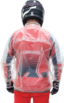 MOOSE OFFROAD Rain Jacket - Clear - 3XL 2854-0376