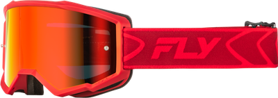 Zone Goggle Red/Crimson W/ Red Mirror/Smoke Lens