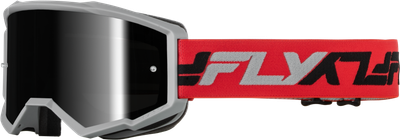 Youth Zone Goggle Red/Grey W/ Black Mirror/Smoke Lens