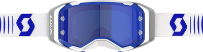 SCOTT Prospect 2.0 Amp Goggle - Doppler - White/Blue - Blue Chrome Lens 4214788208349