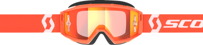 SCOTT Primal Goggle - Orange/White - Orange Chrome Works Lens 2785971362280