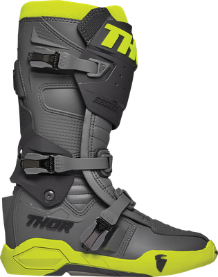 THOR Radial Boots - Gray/Fluorescent Yellow - US 15 / EU 51 3410-2753