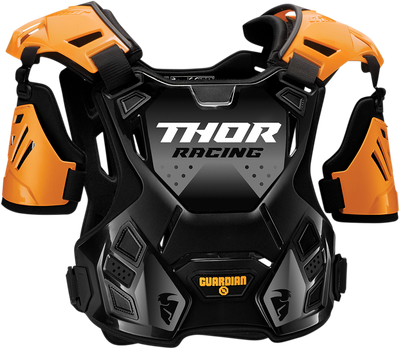 THOR Youth Guardian Roost Deflector - Orange/Black - 2XS/XS 2701-0970
