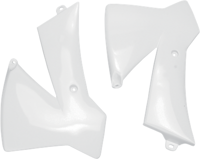 UFO Radiator Covers - White - KTM - SX '02-'08 KT03072#047