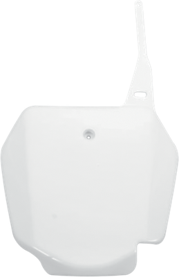 UFO Front Number Plate - White - Suzuki - RM '00-'23 SU03968#041