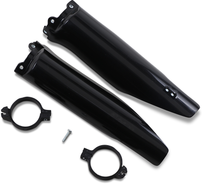 UFO Fork Tube Protectors - Black - KX 125/250 - '04-'07 KA03760#001