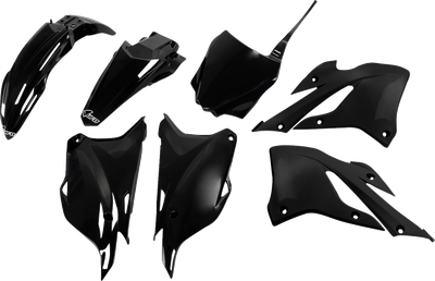 UFO Replacement Body Kit - Black - Kawasaki - KX KAKIT229@001