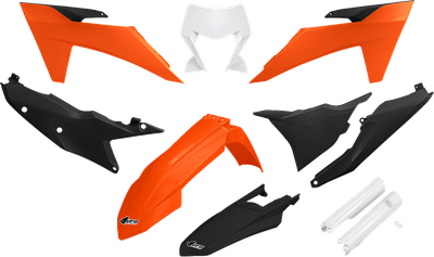 UFO Body Kit - Orange/Black - KTM - EX '24-'25 KTKIT530F@111