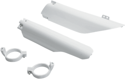 UFO Fork Tube Protectors - White - SUZ - '04-'05 SU03998#041