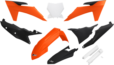 UFO Body Kit - Orange/Black - KTM - SX '23-'24 KTKIT529F@111