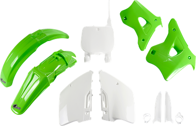 UFO Body Kit - OEM Green/White - Kawasaki - KX '96-'98 KAKIT192F@999