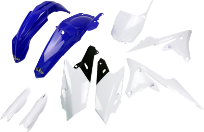 UFO Body Kit - Blue/White OEM - Yamaha - YZ '14-'18 YAKIT318F@999