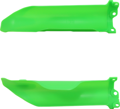 POLISPORT Fork Guard Cover - Green - Kawasaki 8351800008