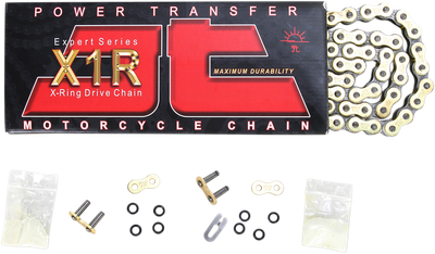 JT CHAINS 520 X1R - Heavy Duty Drive Chain - 120 Links - Gold JTC520X1RGB120DL