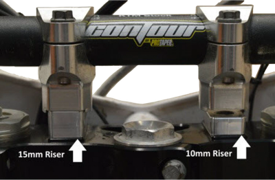 Handle Bar Risers Ktm/Hus Rectangle