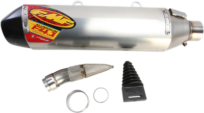 FMF Factory 4.1 RCT Slip-On Muffler - Stainless Steel/Aluminum with Carbon Fiber End Cap - FC 045594