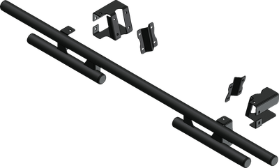 KFI PRODUCTS Rear Bumper - Round - Black - Kawasaki - Ridge '24-'25 102230