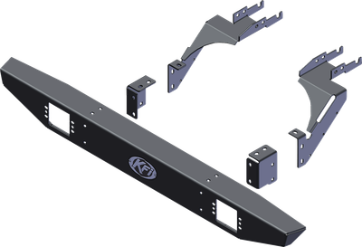 KFI PRODUCTS Rear Bumper - Formed - Polaris - General '21-'24 102080