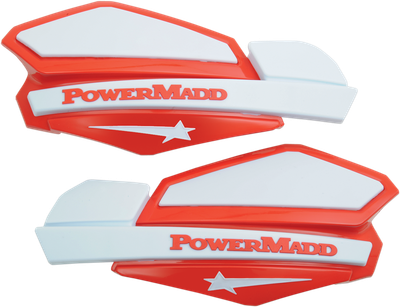 POWERMADD Star Series Handguards - Red/White 34222