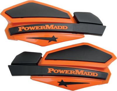 POWERMADD Star Series Handguards - Orange/Black 34205