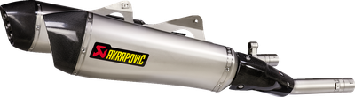 AKRAPOVIC Slip-On Line Mufflers - Titanium - BMW K1600 GT & K1600 GTL S-B16SO5-HZAAT