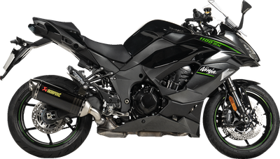 AKRAPOVIC Slip-On Line Muffler - Carbon Fiber - Kawasaki Ninja 1000 SX & Ninja 1100 SX S-K10SO32-HRC