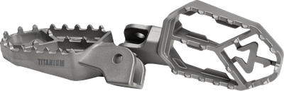 AKRAPOVIC Adventure Foot Pegs - Titanium - BMW F-BM13T1