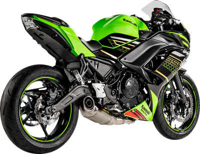 AKRAPOVIC Racing Line Exhaust System - Titanium - Kawasaki Ninja 650 S-K6R13-AFCRT/1