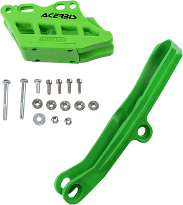 ACERBIS Chain Guide 2.0 and Slider Kit - Green - Kawasaki 2734950006