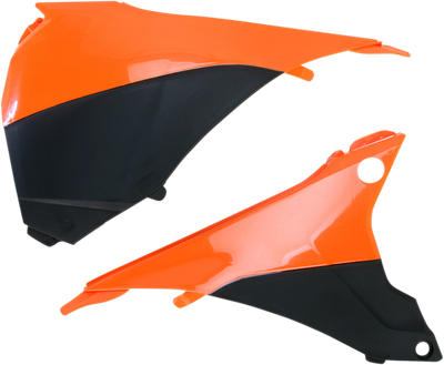 ACERBIS Airbox Cover - Orange/Black - KTM - EX/XC '14-'16 2374121008