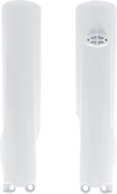 ACERBIS Fork Cover - Lower - White - KTM 2976260002