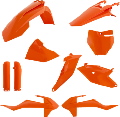 ACERBIS Full Body Kit - Orange/White OEM '23-'24 - KTM | Gas Gas - SX | MC '18-'24 2686027705