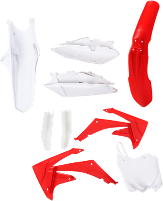 ACERBIS Full Body Kit - Red OEM '10/White - Honda - CRF '09-'13 2198000438