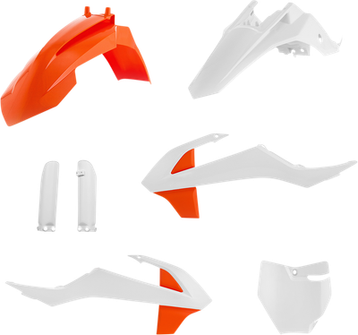 ACERBIS Full Body Kit - Orange/White OEM '21 - Gas Gas | KTM - MC | SX '19-'23 2791527118