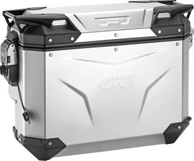 GIVI Outback Evo Side Case - Right - 33 Liter - Silver Anodized OBKEVS33AAR