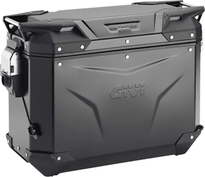 GIVI Outback Evo Side Case - Left - 37 Liter - Black OBKEV37BL