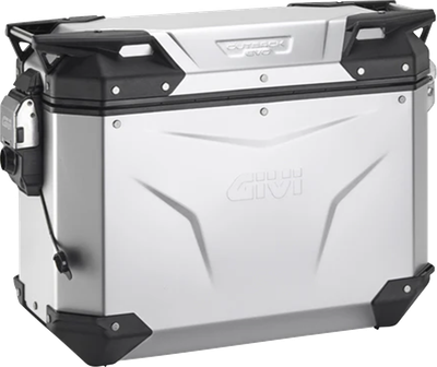 GIVI Outback Evo Side Case - Right - 37 Liter - Silver Anodized OBKEV37AAR