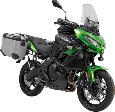 SW-MOTECH TRAX ADV Aluminum Case System - Silver - Kawasaki Versys 650 '14-'24 KFT.08.518.70000/S