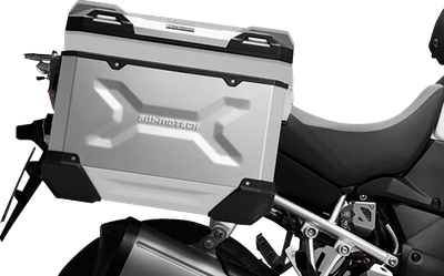 SW-MOTECH Adventure Luggage System - Silver - Suzuki VStrom 1000 '14-'19 ADV.05.440.75001/S
