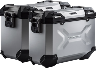SW-MOTECH TRAX ADV Aluminum Case System - Silver - Triumph Tiger Explorer 1200 '22-'25 KFT.11.905.70102/S