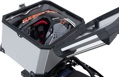 SW-MOTECH TRAX ADV Top Case System - Silver - Aprilia Tuareg 660 '22-'25 GPT.13.849.70000/S