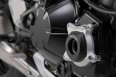 SW-MOTECH Engine Case Protector - Black/Silver - Kawasaki - Z900 MSS.08.868.10000
