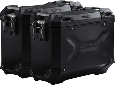 SW-MOTECH TRAX ADV Aluminum Case System - Black - KTM Super Moto 950/SMR 990/SMT 990 '05-'13 KFT.04.621.70000/B