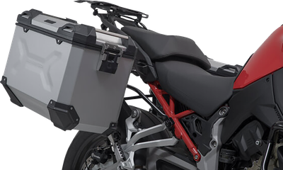 SW-MOTECH TRAX ADV Aluminum Case System - Silver - Ducati Multistrada V4 '21-'24 KFT.22.822.70300/S
