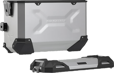 SW-MOTECH TRAX ADV Aluminum Case System - Silver - Ducati Multistrada V4 '21-'24 KFT.22.822.70300/S