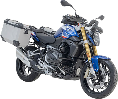 SW-MOTECH TRAX ADV Aluminum Case System - Silver - BMW R 1200/1250 R '14-'24 KFT.07.573.70100/S
