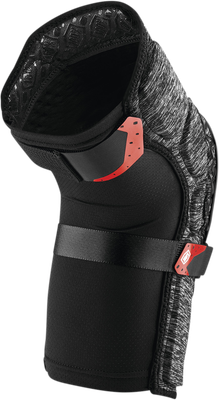 100% Surpass Knee Guards - Heather Gray/Black - Small 70009-00005